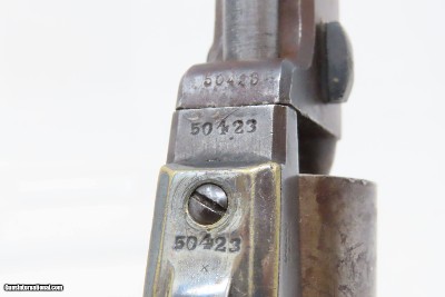 EARLY 1852 mfr Antique COLT Model 1849 POCKET Revolver ANTEBELLUM CIVIL WAR With Stagecoach Robbery Cylinder Scene! - Image 15 of 21