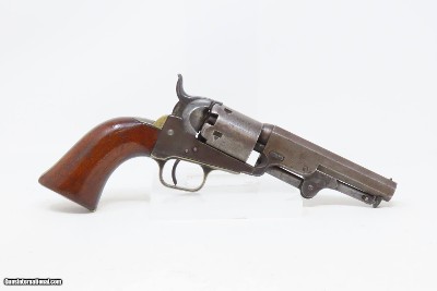 EARLY 1852 mfr Antique COLT Model 1849 POCKET Revolver ANTEBELLUM CIVIL WAR With Stagecoach Robbery Cylinder Scene! - Image 18 of 21