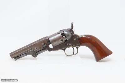 EARLY 1852 mfr Antique COLT Model 1849 POCKET Revolver ANTEBELLUM CIVIL WAR With Stagecoach Robbery Cylinder Scene! - Image 2 of 21
