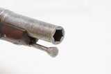 1700s DAINTY EUROPEAN Antique FLINTLOCK Pistol CARVED Stock .32 Caliber 18th Century Lady’s Defense Weapon - 6 of 16