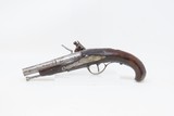1700s DAINTY EUROPEAN Antique FLINTLOCK Pistol CARVED Stock .32 Caliber 18th Century Lady’s Defense Weapon - 13 of 16