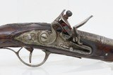 1700s DAINTY EUROPEAN Antique FLINTLOCK Pistol CARVED Stock .32 Caliber 18th Century Lady’s Defense Weapon - 4 of 16