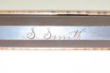 S. SMITH Signed PA Rifle Works Half-Stock .45 Percussion TARGET
LONG RIFLE Just Over 14 Lbs. - 11 of 20