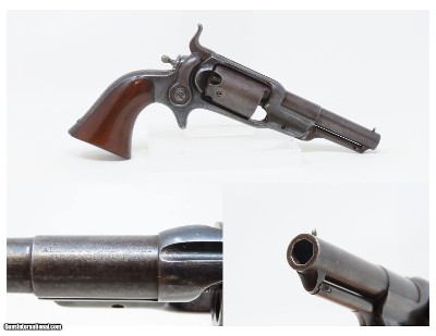 Antique Post-CIVIL WAR COLT Model 1855 “ROOT” Side-Hammer POCKET Revolver
1867 Manufactured .31 Caliber PERCUSSION Revolver