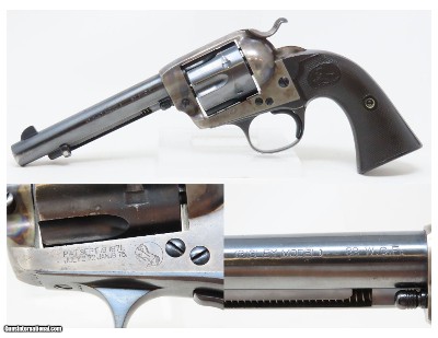 Lettered COLT BISLEY SINGLE ACTION ARMY .32-20 WCF Revolver C&R SHIPPED TO ST. LOUIS, MISSOURI IN 1908