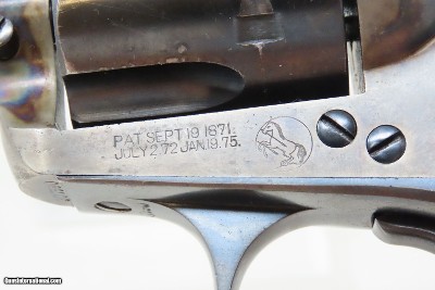 Lettered COLT BISLEY SINGLE ACTION ARMY .32-20 WCF Revolver C&R SHIPPED TO ST. LOUIS, MISSOURI IN 1908 - Image 7 of 20