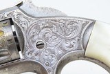 ENGRAVED Antique SMITH & WESSON No. 1 .22 Revolver NIMSCHKE STYLE NEW YORK
SILVER & GOLD PLATED with MOTHER OF PEARL GRIPS - 9 of 18