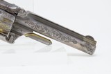 ENGRAVED Antique SMITH & WESSON No. 1 .22 Revolver NIMSCHKE STYLE NEW YORK
SILVER & GOLD PLATED with MOTHER OF PEARL GRIPS - 11 of 18