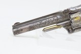 ENGRAVED Antique SMITH & WESSON No. 1 .22 Revolver NIMSCHKE STYLE NEW YORK
SILVER & GOLD PLATED with MOTHER OF PEARL GRIPS - 7 of 18
