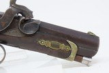 ENGRAVED Antique HENRY DERINGER .45 Percussion Pistol RIVERBOAT GAMBLERS
CALIFORNIA GOLD RUSH Era Pistol w/SILVER INLAYS - 5 of 18