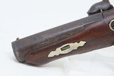 ENGRAVED Antique “DERINGER” Type .42 Percussion Pistol RIVERBOAT GAMBLERS CALIFORNIA GOLD RUSH Era Pistol - 18 of 18