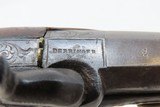 ENGRAVED Antique “DERINGER” Type .42 Percussion Pistol RIVERBOAT GAMBLERS CALIFORNIA GOLD RUSH Era Pistol - 11 of 18