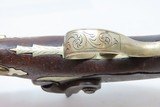 ENGRAVED Antique “DERINGER” Type .42 Percussion Pistol RIVERBOAT GAMBLERS CALIFORNIA GOLD RUSH Era Pistol - 13 of 18