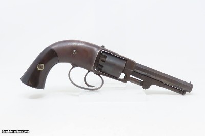 SCARCE CIVIL WAR Antique Raymond & Robitaille PETTENGILL .34 NAVY Revolver1 of 900 Revolvers Ordered by the U.S. NAVY - Image 17 of 20