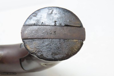 SCARCE CIVIL WAR Antique Raymond & Robitaille PETTENGILL .34 NAVY Revolver1 of 900 Revolvers Ordered by the U.S. NAVY - Image 13 of 20