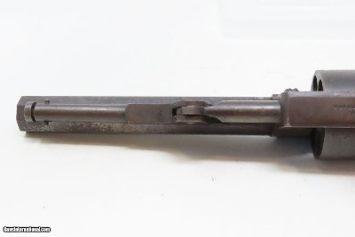 SCARCE CIVIL WAR Antique Raymond & Robitaille PETTENGILL .34 NAVY Revolver1 of 900 Revolvers Ordered by the U.S. NAVY - Image 16 of 20