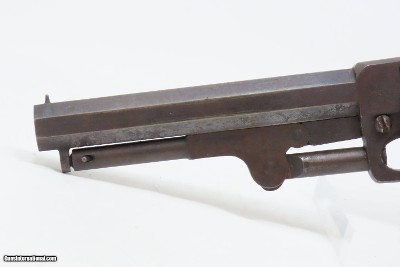 SCARCE CIVIL WAR Antique Raymond & Robitaille PETTENGILL .34 NAVY Revolver1 of 900 Revolvers Ordered by the U.S. NAVY - Image 5 of 20
