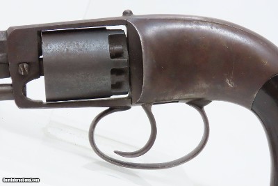 SCARCE CIVIL WAR Antique Raymond & Robitaille PETTENGILL .34 NAVY Revolver1 of 900 Revolvers Ordered by the U.S. NAVY - Image 4 of 20