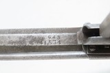 1870s ENGRAVED Antique REMINGTON .38 RF Cartridge Conversion New Model NAVY Remington New Model NAVY REVOLVER in .38 Rimfire - 14 of 18