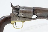 POST-BELLUM Conversion CIVIL WAR COLT M1860 ARMY .44 HENRY Rimfire Antique 1863 Mfr. Revolver Used Past ACW into the WILD WEST - 18 of 19
