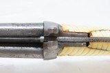 RARE Antique DUMOUTHIER Double Barrel Percussion KNIFE Pistol ANTIQUE IVORY PARIS Made SIDE by SIDE Pistol/Knife Combo - 7 of 19