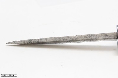 RARE Antique DUMOUTHIER Double Barrel Percussion KNIFE Pistol ANTIQUE IVORY PARIS Made SIDE by SIDE Pistol/Knife Combo - Image 13 of 19
