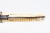 RARE Antique DUMOUTHIER Double Barrel Percussion KNIFE Pistol ANTIQUE IVORY PARIS Made SIDE by SIDE Pistol/Knife Combo - 6 of 19