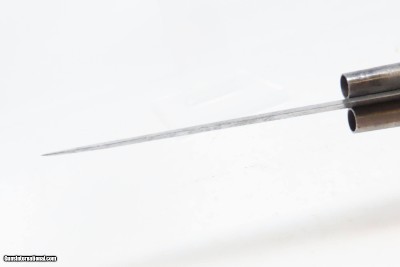RARE Antique DUMOUTHIER Double Barrel Percussion KNIFE Pistol ANTIQUE IVORY PARIS Made SIDE by SIDE Pistol/Knife Combo - Image 9 of 19