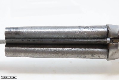RARE Antique DUMOUTHIER Double Barrel Percussion KNIFE Pistol ANTIQUE IVORY PARIS Made SIDE by SIDE Pistol/Knife Combo - Image 8 of 19