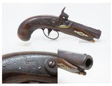 ENGRAVED Antique HENRY DERINGER .44 Percussion Pistol RIVERBOAT GAMBLERS
CALIFORNIA GOLD RUSH Era Pistol w/SILVER INLAYS