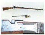 Antique U.S. SPRINGFIELD M1884 “TRAPDOOR” .45-70 INDIAN WARS Rifle BAYONET
U.S. MILITARY Rifle w/BAYONET & SHEATH - 1 of 20