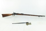 Antique U.S. SPRINGFIELD M1884 “TRAPDOOR” .45-70 INDIAN WARS Rifle BAYONET
U.S. MILITARY Rifle w/BAYONET & SHEATH - 2 of 20