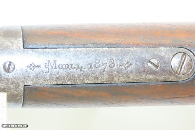 1887 mfr. Antique WINCHESTER M1873 .38-40 WCF Lever Action REPEATING RIFLE“GUN THAT WON THE WEST” .38 WINCHESTER CENTER FIRE - Image 10 of 21