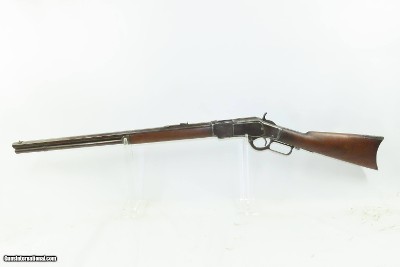 1887 mfr. Antique WINCHESTER M1873 .38-40 WCF Lever Action REPEATING RIFLE“GUN THAT WON THE WEST” .38 WINCHESTER CENTER FIRE - Image 2 of 21