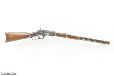 1887 mfr. Antique WINCHESTER M1873 .38-40 WCF Lever Action REPEATING RIFLE“GUN THAT WON THE WEST” .38 WINCHESTER CENTER FIRE - Image 16 of 21