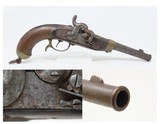 Scarce REGIMENT MARKED Antique PRUSSIAN CAVALRY M1850 Percussion Pistol Fantastic Germanic Horse Pistol from the 1850s-60s - 1 of 21
