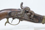 Scarce REGIMENT MARKED Antique PRUSSIAN CAVALRY M1850 Percussion Pistol Fantastic Germanic Horse Pistol from the 1850s-60s - 4 of 21