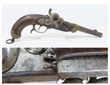 Scarce REGIMENT MARKED Antique PRUSSIAN CAVALRY M1850 Percussion Pistol Fantastic Germanic Horse Pistol DATED 1850 - 1 of 21