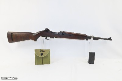 WORLD WAR II Era U.S. INLAND DIVISION M1 Carbine .30 Caliber GM DAYTON OHIO With Canvas Sling, Magazine Pouch, & TWO MAGAZINEs - Image 2 of 18