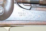 Antique BRITISH B.S.A. Company SNIDER-ENFIELD Mk III Breech Loading RIFLE
TOWER Marked Snider-Enfield Dated 1870 - 6 of 24