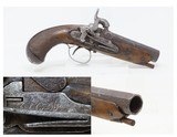 Engraved PATILLA MIQUELET Flintlock “Militia” Belt/Holster Pistol EUROPEAN
Late 18th Century Miquelet Pistol