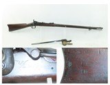 Antique U.S. SPRINGFIELD M1873 TRAPDOOR .45 70 GOVT Rifle NEW JERSEY Marked U.S. Military Rifle Made at the SPRINGFIELD ARMORY