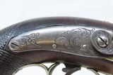 ENGRAVED Antique ADAM FREDERICK LINS .48 Percussion DERINGER Style Pistol
CIVIL WAR Era RIVERBOAT GAMBLER’s Gun - 6 of 18