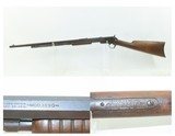 1912 WINCHESTER M1890 Pump Action .22 SHORT RF C&R TAKEDOWN Rifle PLINKER
Easy Takedown 3rd Version Rifle in .22 Short Rimfire