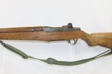 WORLD WAR 2 Springfield U.S. M1 GARAND .30-06 Rifle C&R CANVAS SLING 1942 The greatest battle implement ever devised - Patton - 15 of 19