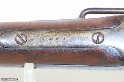 Antique SHARPS New Model 1863 .50-70 CARTRIDGE CONVERSION SR CarbineCivil War/Wild West US CONTRACT Saddle Ring Carbine - Image 11 of 23