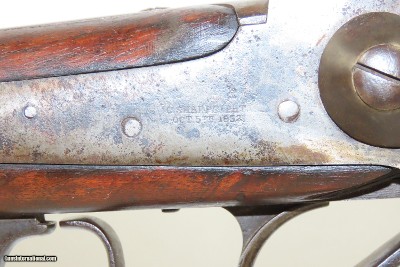 Antique SHARPS New Model 1863 .50-70 CARTRIDGE CONVERSION SR CarbineCivil War/Wild West US CONTRACT Saddle Ring Carbine - Image 7 of 23