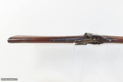 Antique SHARPS New Model 1863 .50-70 CARTRIDGE CONVERSION SR CarbineCivil War/Wild West US CONTRACT Saddle Ring Carbine - Image 8 of 23