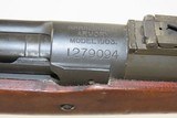 1942 World War II SPRINGFIELD M1903 .30-06 Bolt Action C&R MILITARY Rifle
With “S.A. / 6-42” Marked Barrel & LEATHER SLING - 11 of 22