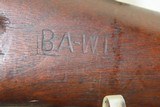 1942 World War II SPRINGFIELD M1903 .30-06 Bolt Action C&R MILITARY Rifle
With “S.A. / 6-42” Marked Barrel & LEATHER SLING - 16 of 22